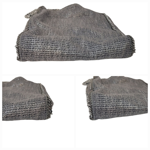 Rare Stella McCartney Silver Falabella Large Tote Bag EUC - Picture 11 of 14